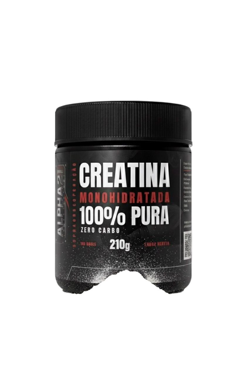 CREATINA MONOHIDRATADA 210G – ALPHA21 SUPPLEMENTS  ⭐️⭐️⭐️⭐️⭐️ (9389 avaliações)