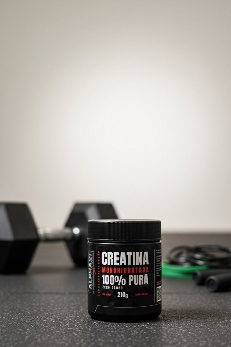 CREATINA MONOHIDRATADA 210G – ALPHA21 SUPPLEMENTS  ⭐️⭐️⭐️⭐️⭐️ (9389 avaliações)