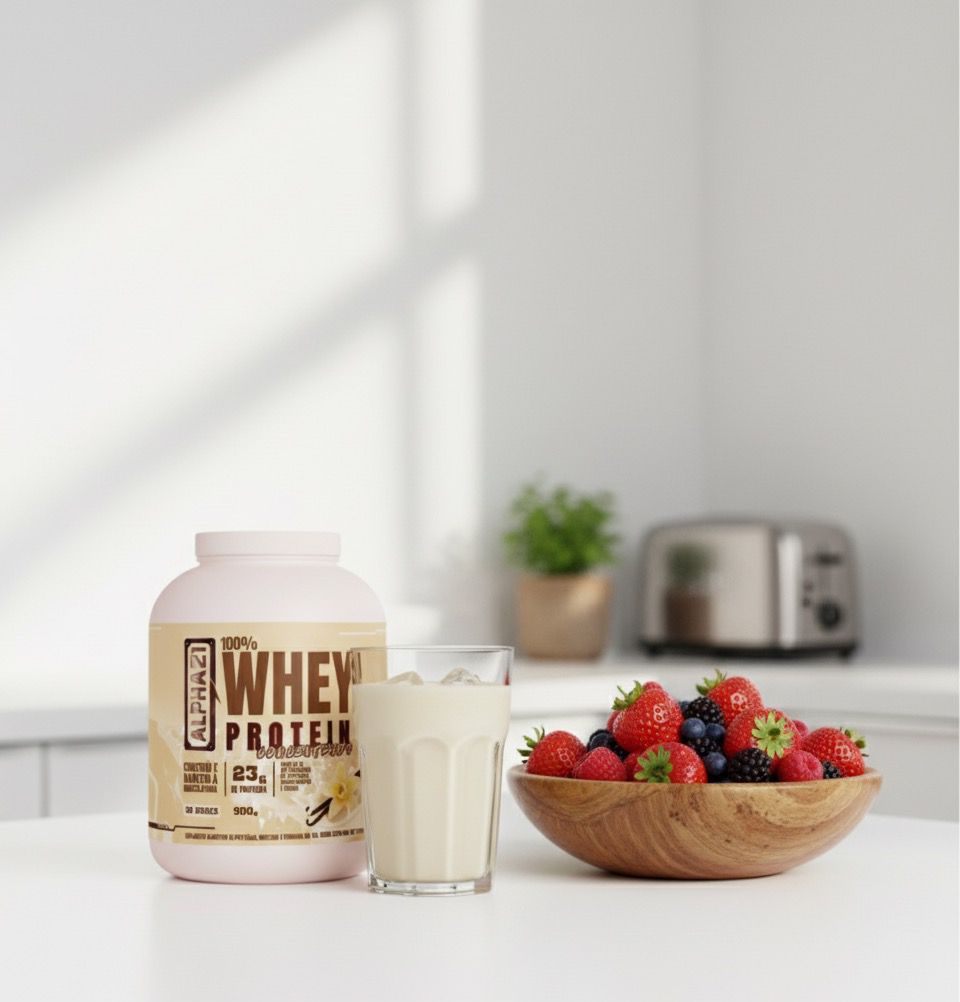WHEY PROTEIN CONCENTRADO 900G – BAUNILHA – ALPHA21 SUPPLEMENTS ⭐️⭐️⭐️⭐️⭐️ (1928 avaliaçoes )