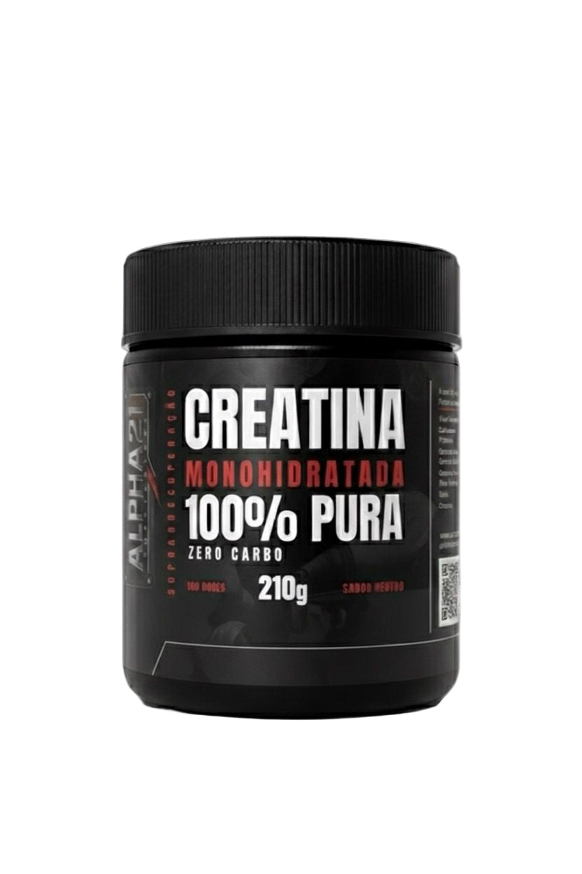 CREATINA MONOHIDRATADA 210G – ALPHA21 SUPPLEMENTS  ⭐️⭐️⭐️⭐️⭐️ (9389 avaliações)
