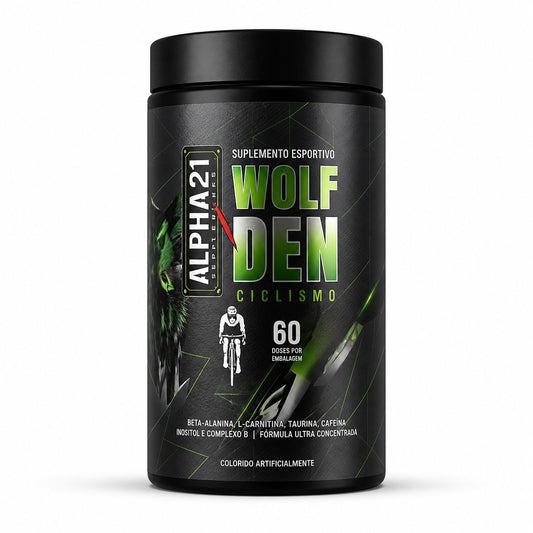 WOLF DEM ALPHA21 – suplemento para ciclismo, resistência e performance em bike, fabricado sob BPF/ANVISA