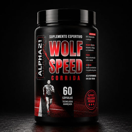 Cápsulas ALPHA21 WOLF SPEED – performance e endurance para corredores