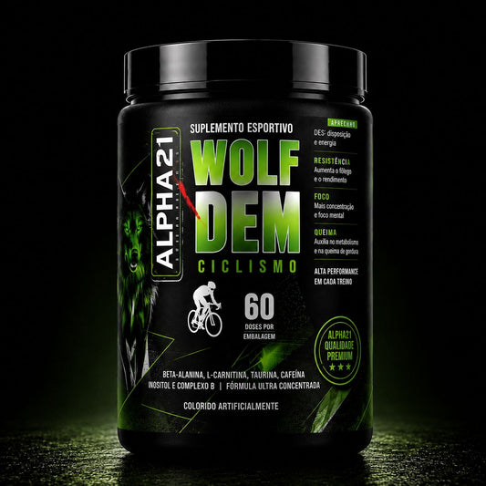 Suplemento Corrida ALPHA21 WOLF den – 60 cápsulas para endurance