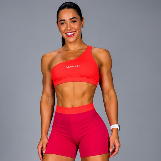 Conjunto Fitness Feminino Bicolor ALPHA21 para Performance