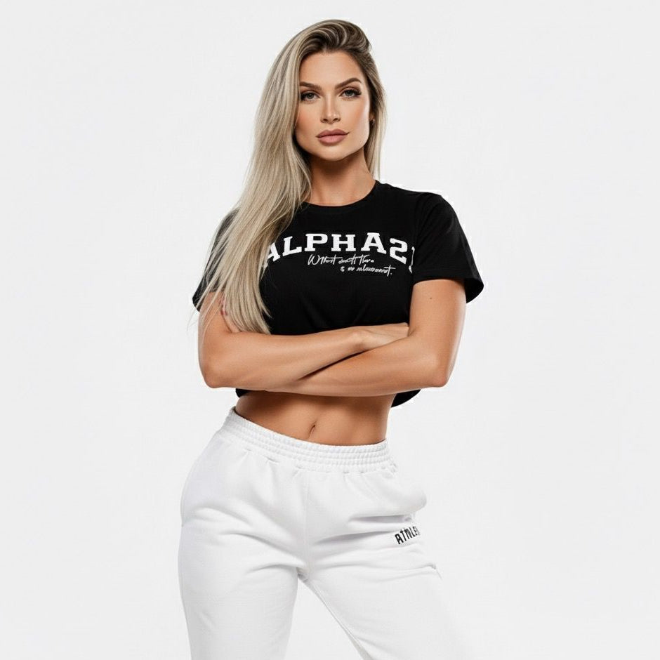 CROPPED FEMENINO ALPHA21 SUPPLEMENTS – CONFORTO, ESTILO E PERFORMANCE ⭐⭐⭐⭐⭐ ( 1200 avaliaçoes )
