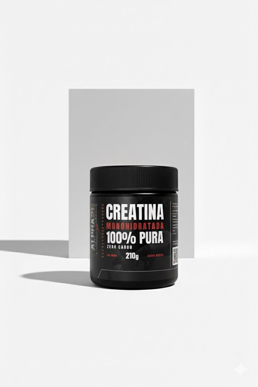CREATINA MONOHIDRATADA 210G – ALPHA21 SUPPLEMENTS  ⭐️⭐️⭐️⭐️⭐️ (9389 avaliações)