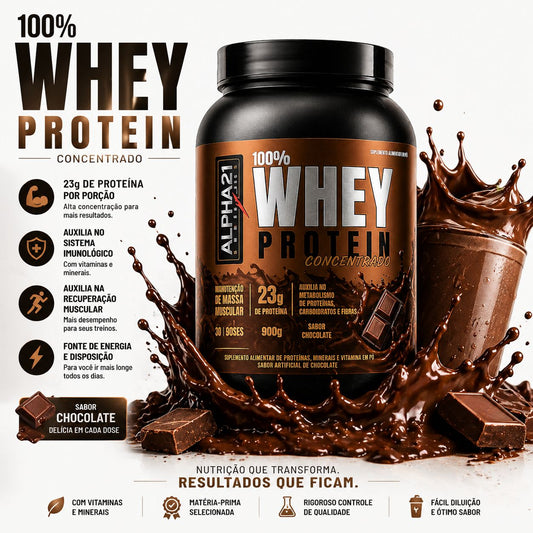 Whey Protein ALPHA21 Kit Trio – Informações Nutricionais