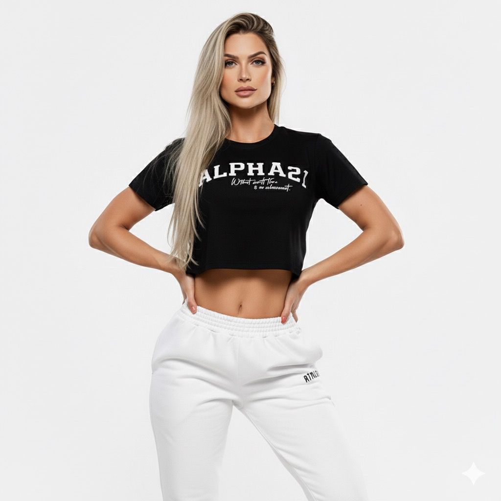 CROPPED FEMENINO ALPHA21 SUPPLEMENTS – CONFORTO, ESTILO E PERFORMANCE ⭐⭐⭐⭐⭐ ( 1200 avaliaçoes )