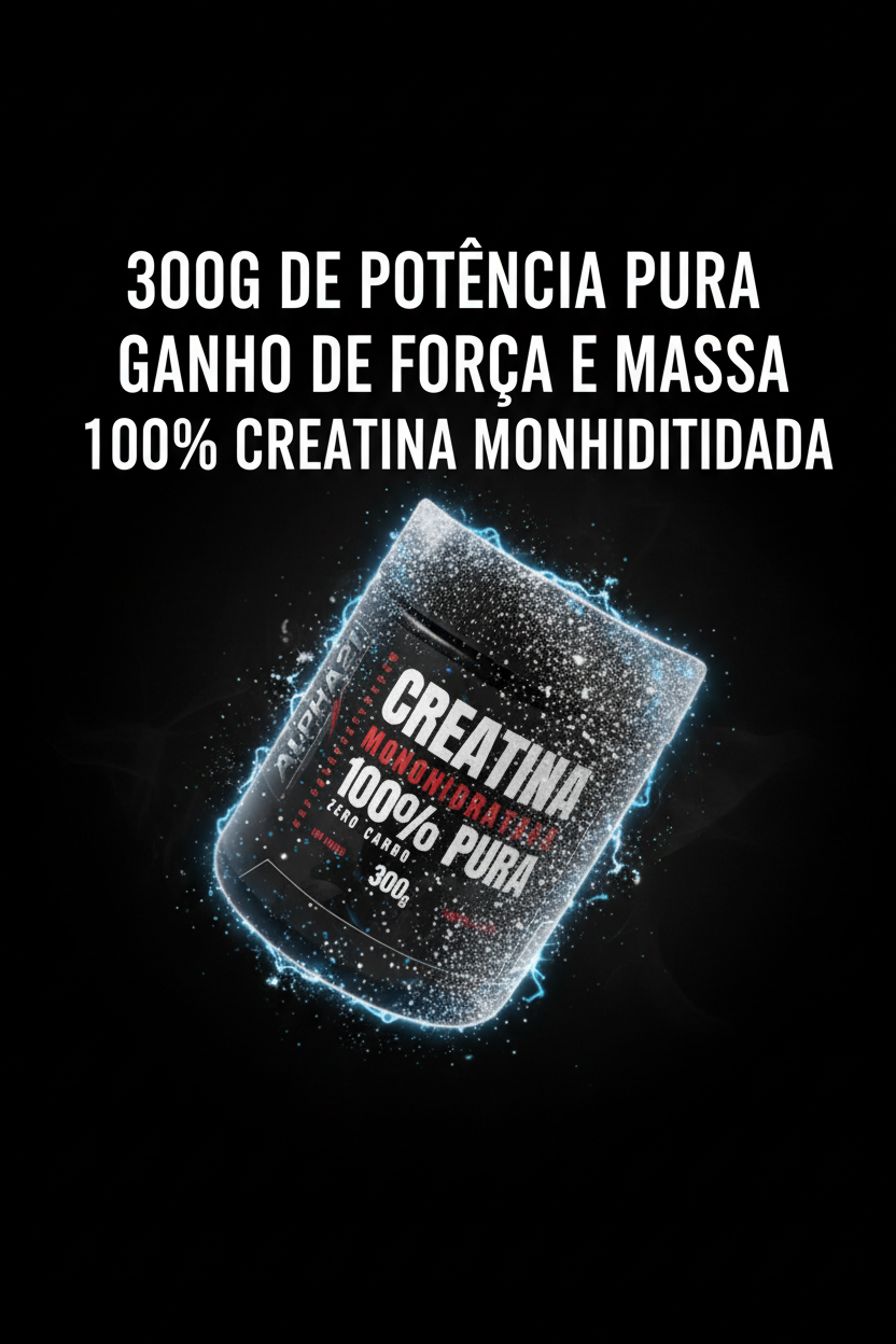 Creatina Monohidratada Premium ALPHA21 – Segurança e Performance