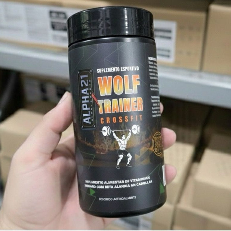 ALPHA21 WOLF TREINER — CROSSFIT (60 CÁPSULAS)  ⭐️⭐️⭐️⭐️⭐️ 16.354 avaliações | Energia, Força e Resistência Avançada