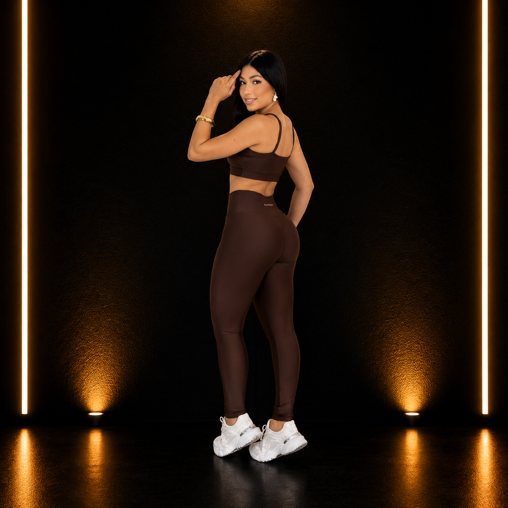 Conjunto Feminino ALPHA21: Legging e Top Compressão