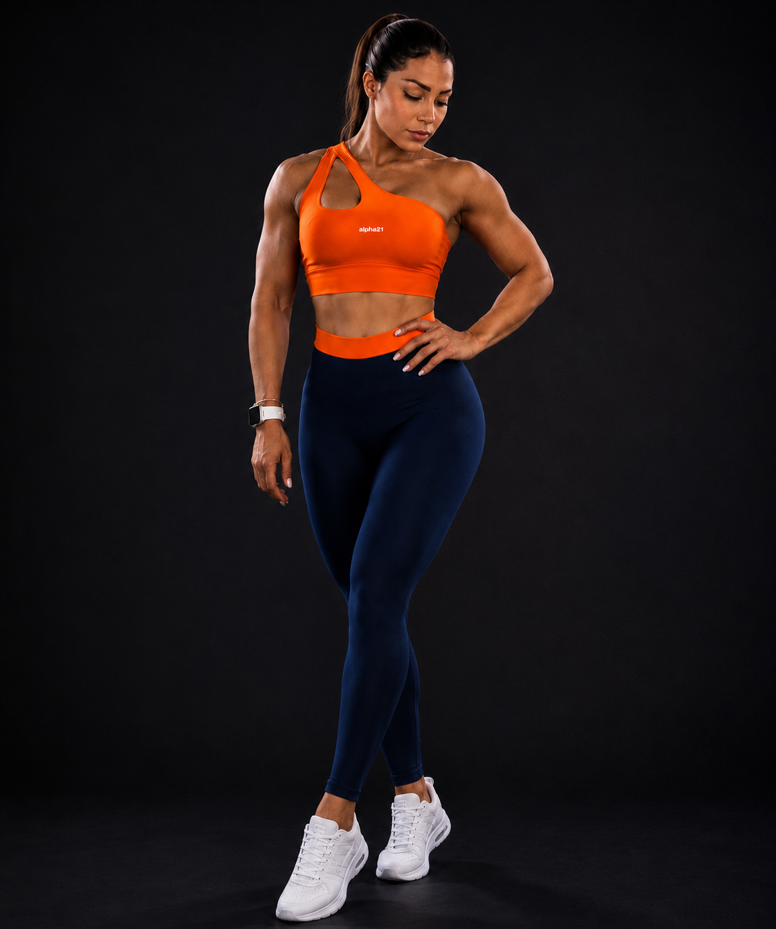 Conjunto Fitness Feminino ALPHA21 – legging e top com estilo e conforto