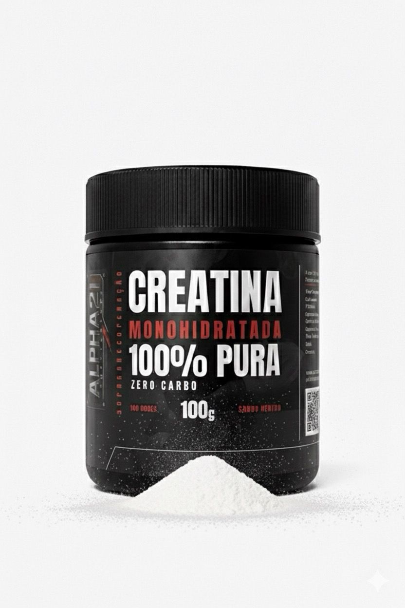 Creatina Monohidratada ALPHA21 – 300g 100% PURA