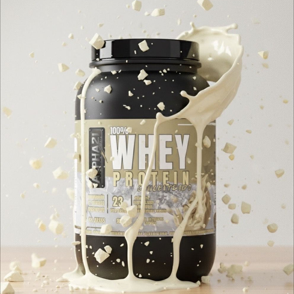 ALPHA21 POTENT WHEY — CHOCOLATE BRANCO (900G)  ⭐️⭐️⭐️⭐️⭐️ 4.872 avaliações | Força, Recuperação e Crescimento Muscular