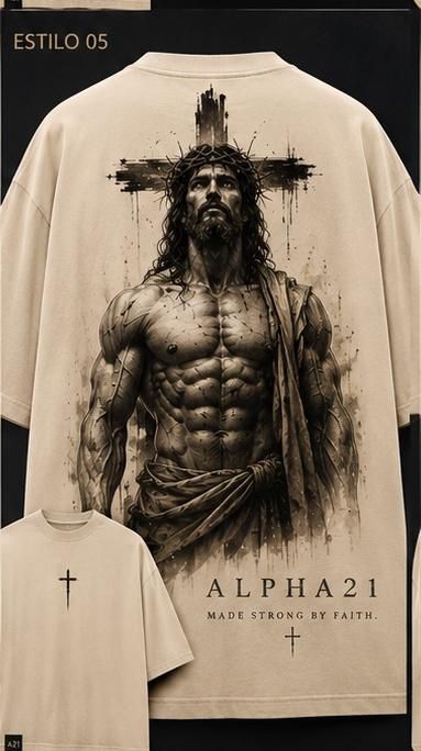 Camisa Oversized ALPHA21 Premium | Lifestyle & Streetwear