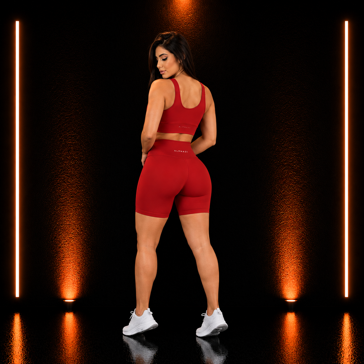 Conjunto Fitness Feminino ALPHA21 | Short e Top Premium