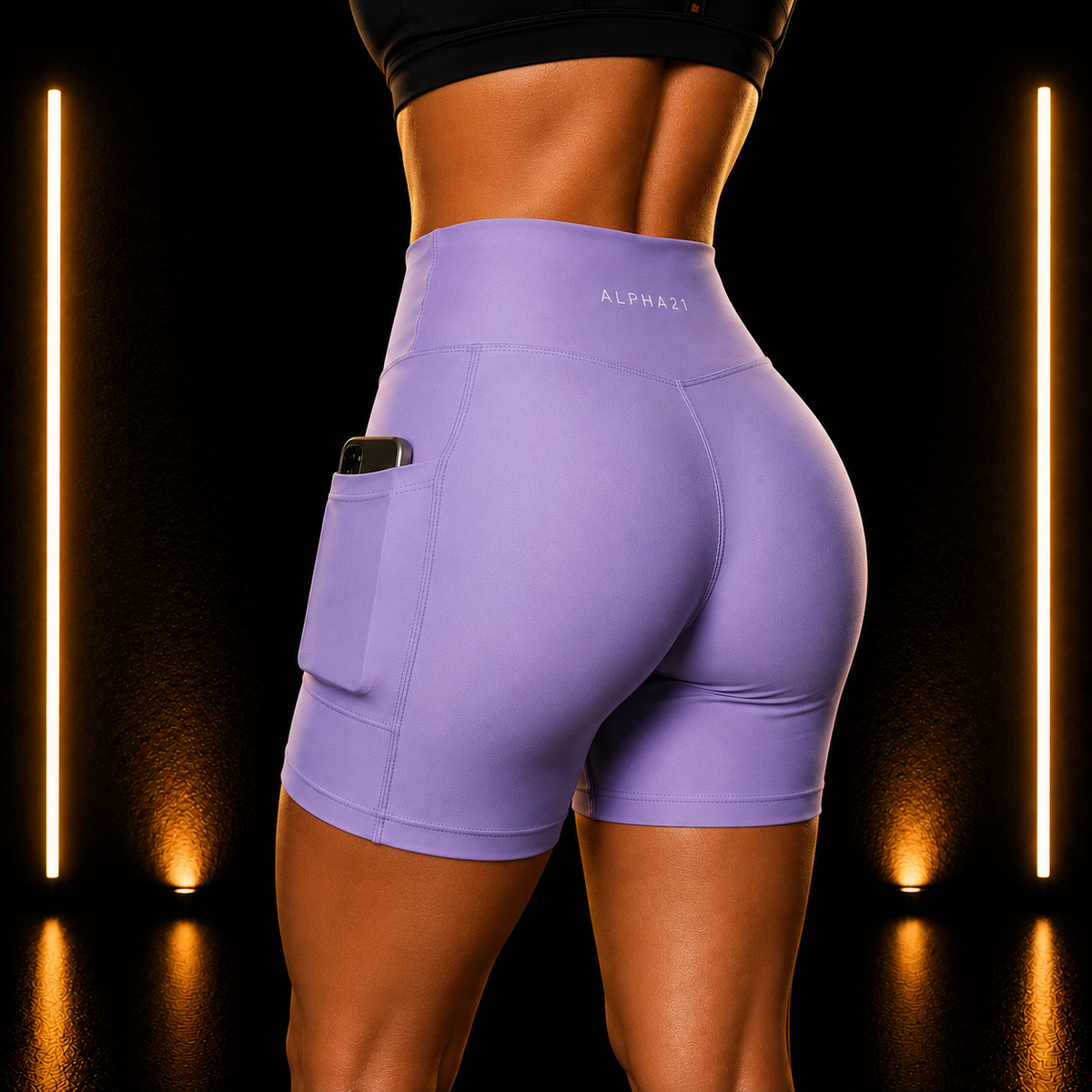 Shorts Fitness Feminino ALPHA21 | Alta Performance