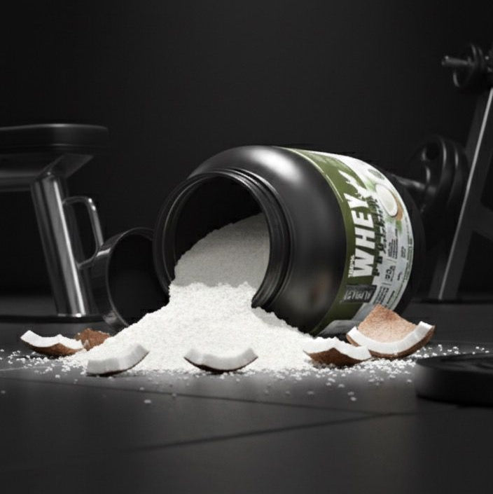 ALPHA21 PURE WHEY — SABOR COCO (900G)  ⭐️⭐️⭐️⭐️⭐️ 5.982 avaliações | Pureza Tropical e Desempenho Real