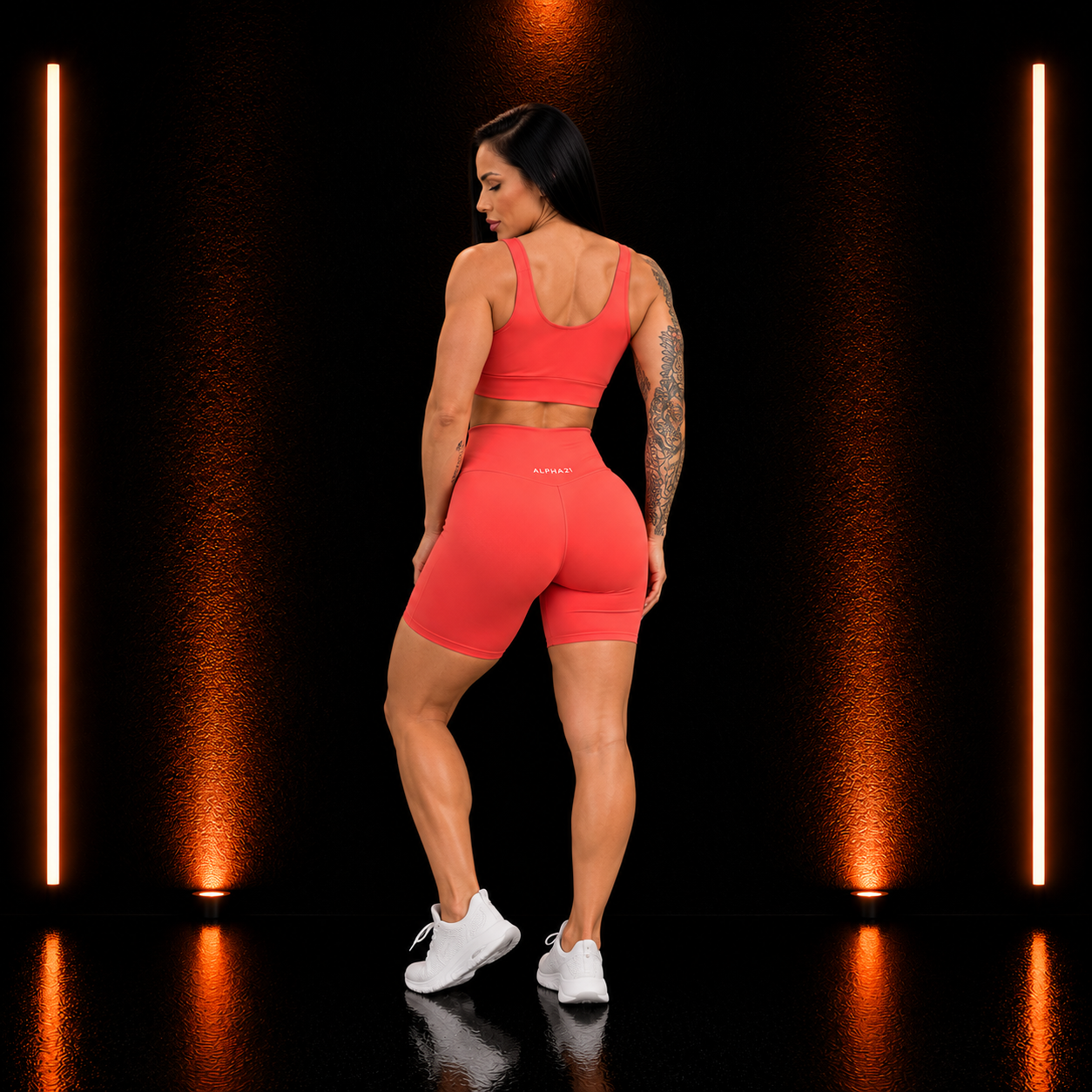 Conjunto Fitness Feminino ALPHA21 | Short e Top Premium