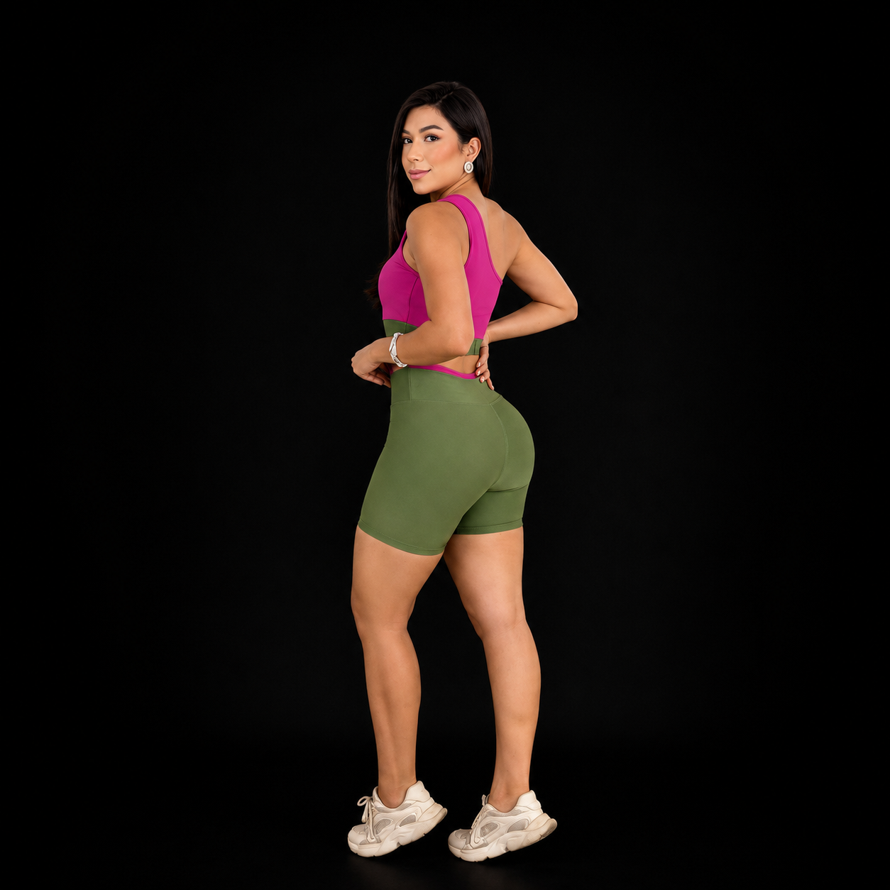 Conjunto Fitness Feminino Bicolor ALPHA21 para Performance