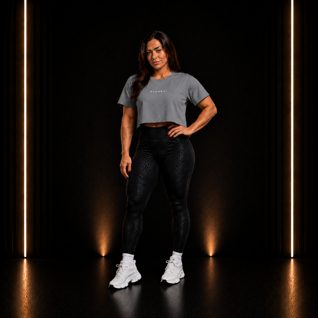 Cropp Fitness Feminino ALPHA21 | Suporte Premium