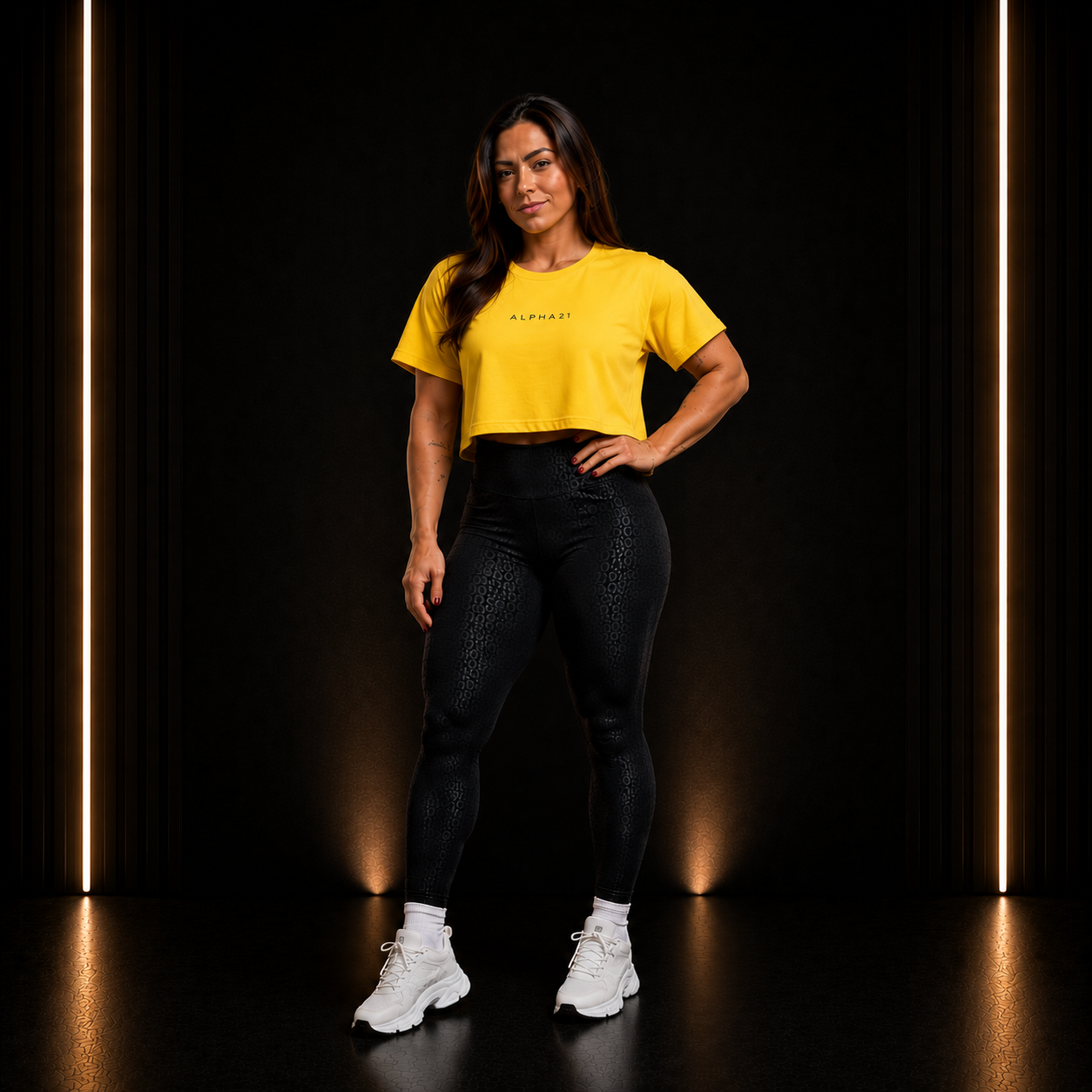 Cropp Fitness Feminino ALPHA21 | Suporte Premium