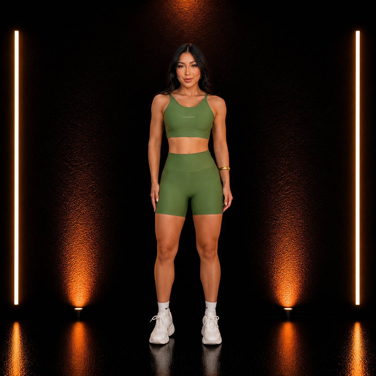 Conjunto Fitness Feminino ALPHA21 | Short e Top Premium