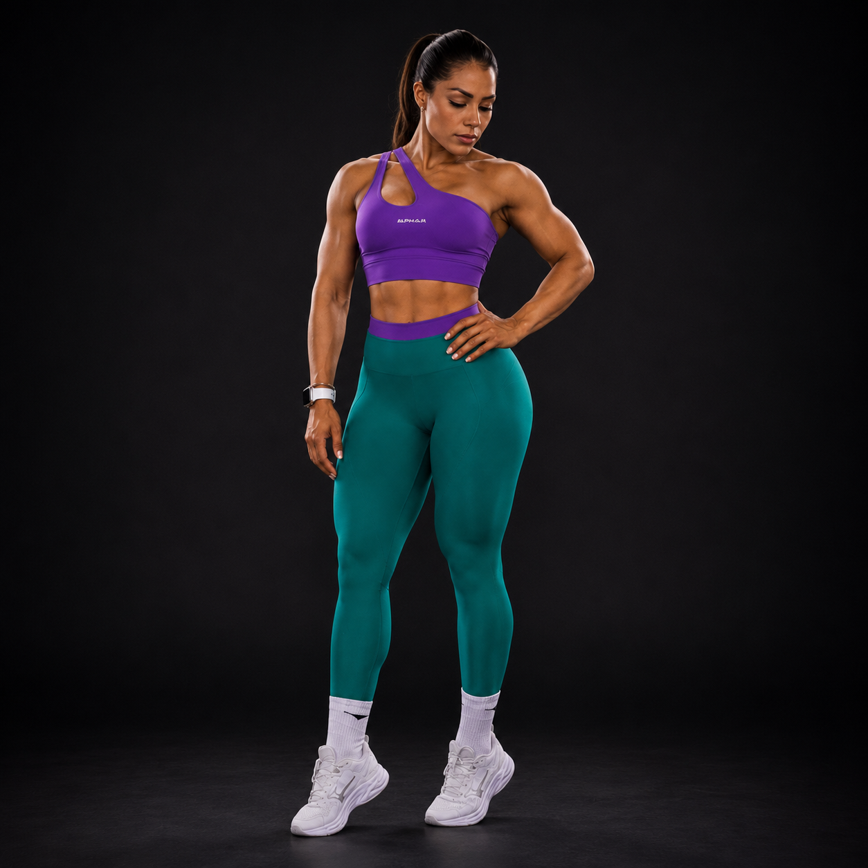 Conjunto Fitness Feminino ALPHA21 – legging e top com estilo e conforto
