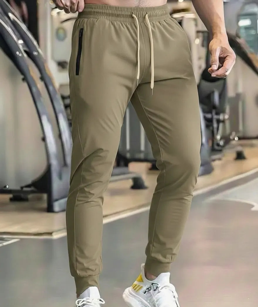 Calça Masculina Slim Fit Esportiva Fitness com Elastano | ALPHA21