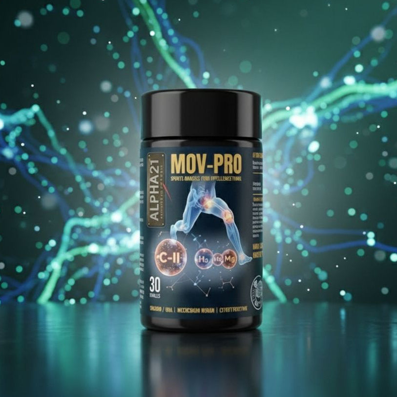 MOVE PRO ALPHA21 suplemento alimentar para articulações com colágeno tipo II, magnésio, vitamina D3 e K2