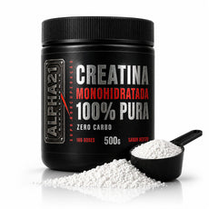 Suplemento creatina ALPHA21 500g – monohidratada pura para máxima performance
