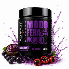 Pré-Treino Açaí ALPHA21 – suplemento 300g para alta performance