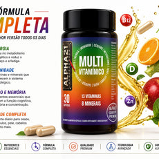 Multivitamínico completo ALPHA21 – MULTI VIT 30 cápsulas para performance