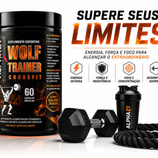 WOLF TREINER ALPHA21 – 60 cápsulas para máximo desempenho no CrossFit