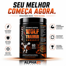 WOLF TREINER ALPHA21 – suplemento para CrossFit e treino funcional