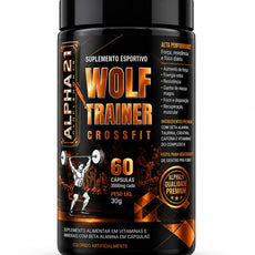 WOLF TREINER CROSSFIT ALPHA21 – suplemento para crossfit e treinos funcionais de alta intensidade, fabricado sob BPF/ANVISA