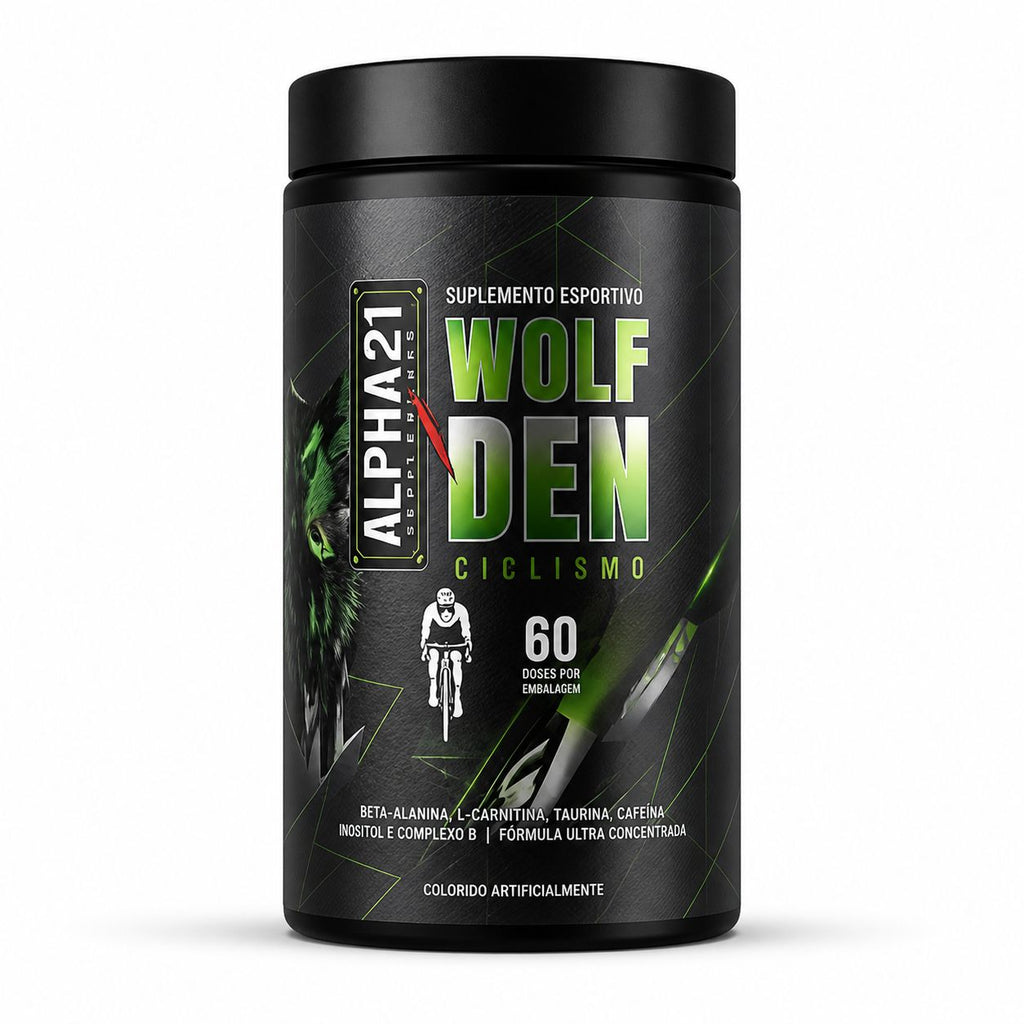 WOLF DEM ALPHA21 – suplemento para ciclismo, resistência e performance em bike, fabricado sob BPF/ANVISA