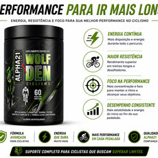 Suplemento esportivo ALPHA21 em kit – 180 cápsulas para atletas