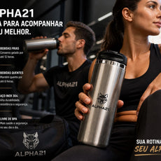 Squeeze ALPHA21 fitness – garrafa para hidratação na academia