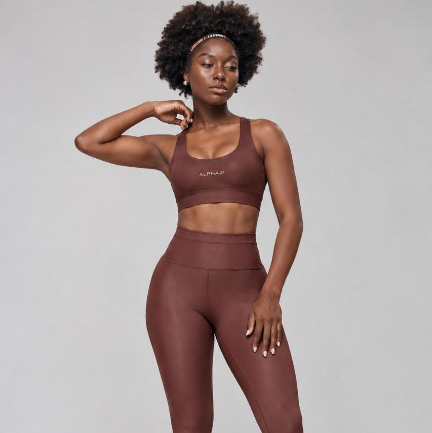 Conjunto Feminino ALPHA21: Legging e Top Compressão