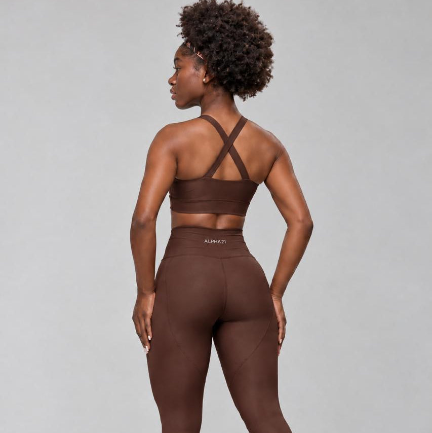 Conjunto Feminino ALPHA21: Legging e Top Compressão