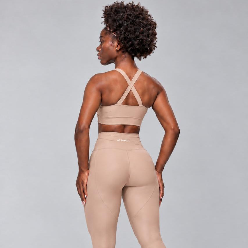 Conjunto Feminino ALPHA21: Legging e Top Compressão