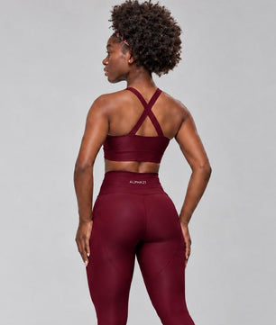 Conjunto Feminino ALPHA21: Legging e Top Compressão