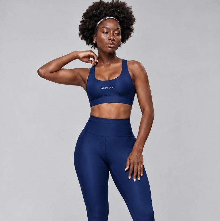 Conjunto Feminino ALPHA21: Legging e Top Compressão