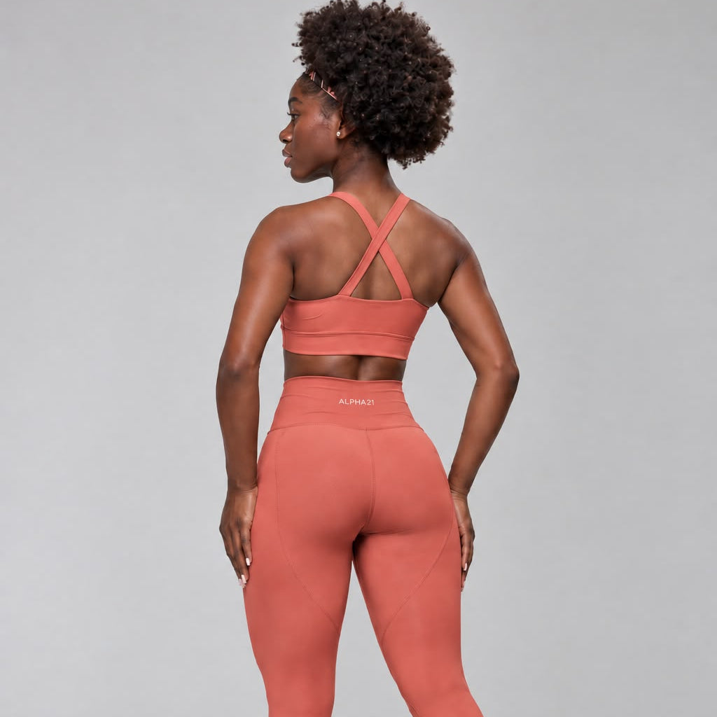Conjunto Feminino ALPHA21: Legging e Top Compressão