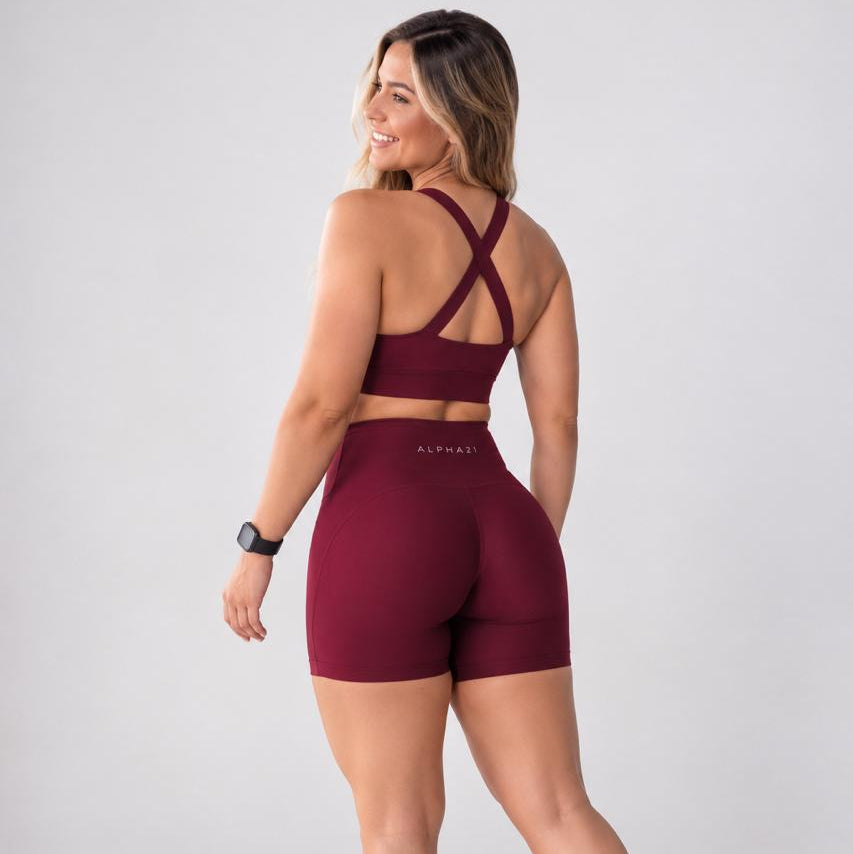 Conjunto Fitness Feminino ALPHA21 | Short e Top Premium