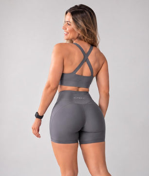 Conjunto Fitness Feminino ALPHA21  Short e Top Premium