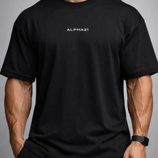 Camisa Oversized ALPHA21 Pano Egípcio – tecido suedine nobre com toque macio para lifestyle fitness e streetwear