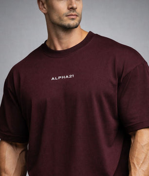 Camisa Oversized ALPHA21 Pano Egípcio Suedine – Preto, tamanho M, estilo streetwear premium