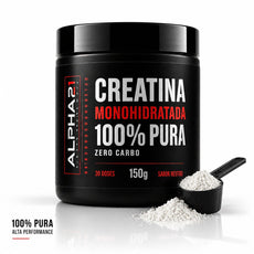 Creatina Monohidratada ALPHA21 150g – suplemento para força e resistência